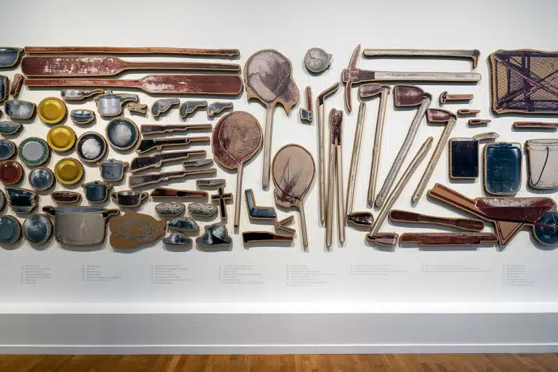 Inventário dos objetos contemporâneos criado por Jonathas de Andrade inpirado pela batalha de Tejucupapo