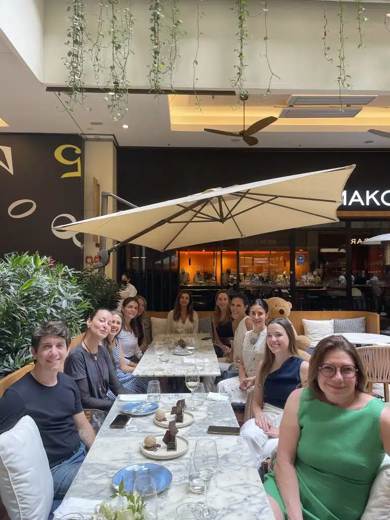 Almoço organizado pela ARMANI e JHSF ID