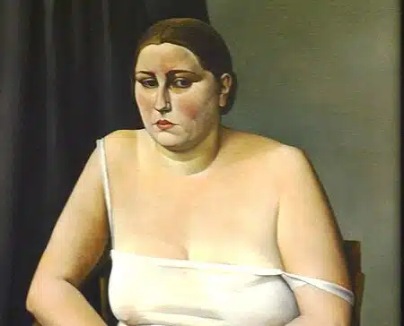 Semi-nua II, 1926, Alexander Kanoldt, exposição Alemanha nos anos 1920.