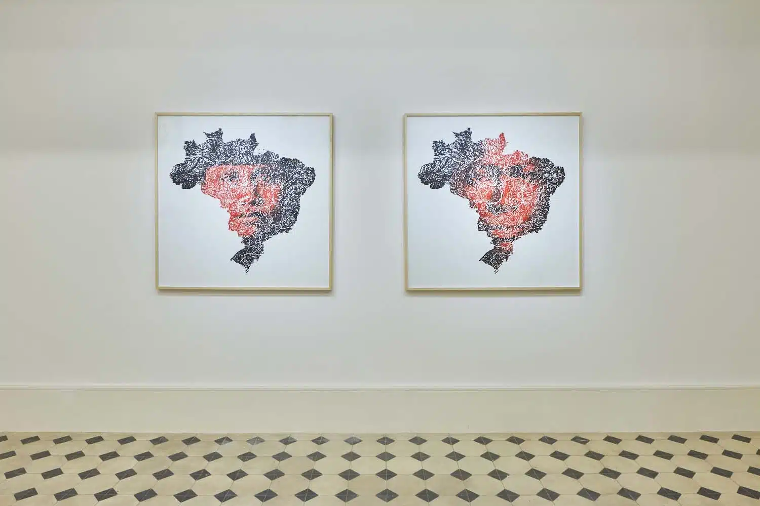 Obra de Hal Wildson para a mostra Re-Utopya, na Galeria Movimento.