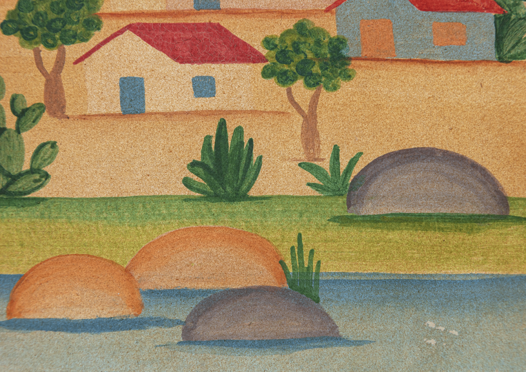 Paisagem 1925, Tarsila do Amaral. Fotografia: Felipe Berndt.