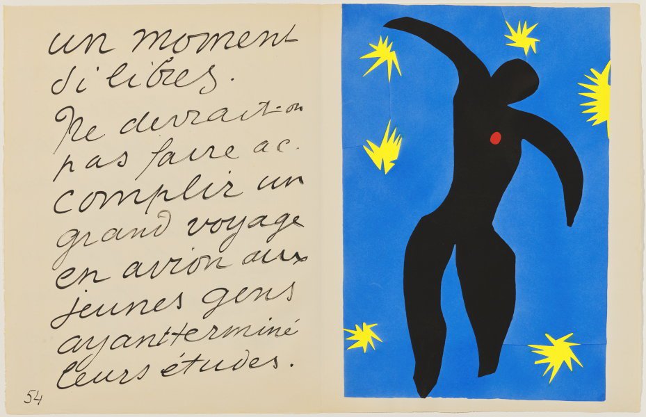 Henri Matisse. Jazz, 1947. Biblioteca Mário de Andrade, Núcleo de Obras Raras e Acervos Especiais