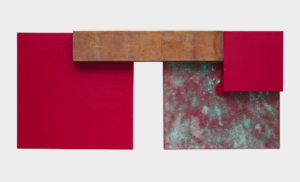 Obra de Antonio Dias que fez parte do estande da Galeria Marco Zero.