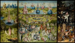 Hieronymus Bosch. "Jardim das Delícias Terrenas",1500.