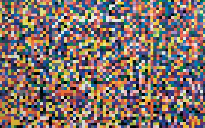 Gerhard Richter. 4900 Farben, 2007. Cortesia da Fundation Louis Vuitton.