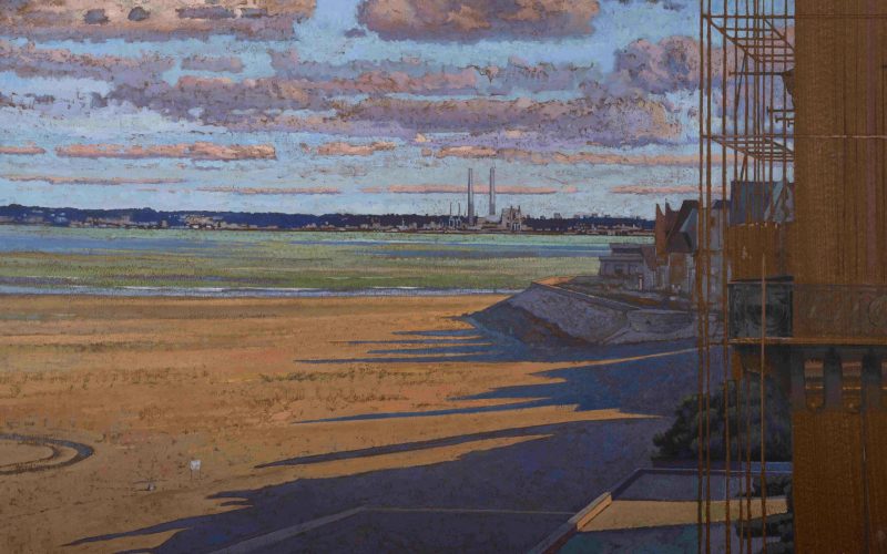 Jean-Baptiste Sécheret . "Les Échafaudages. Hommage à Léon Spilliaert" 2007-2024. Cortesia de Bertrand Huet.