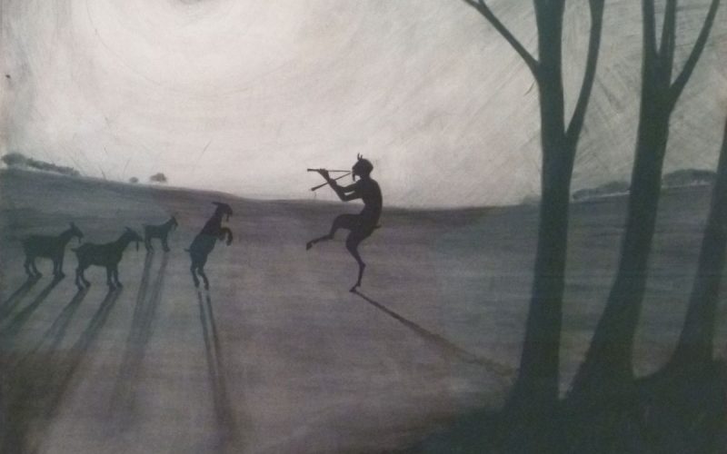Leon_Spilliaert "Faun bij maneschijn" (1900).