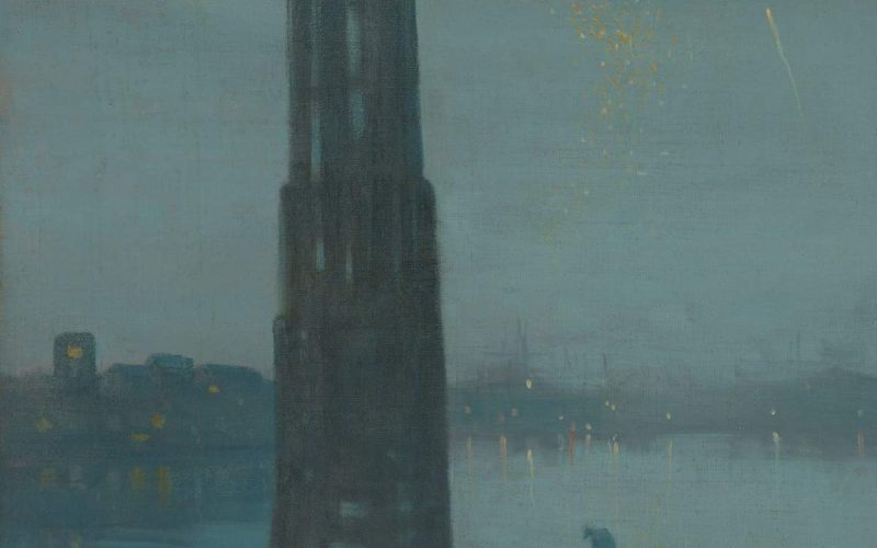 James McNeill Whistler, Nocturne: Blue and Gold - Old Battersea Bridge c.1872–5. Tate.