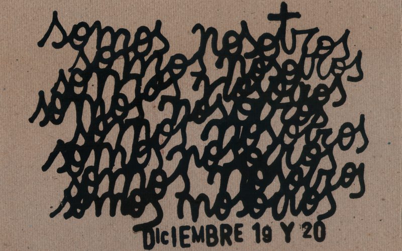 Taller Popular de Serigrafía, SOMOS NOSOTROS, 2002. Archivo Taller Popular de Serigrafía. Foto: Cortesia do MASP